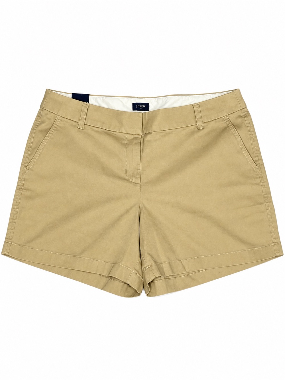 J.Crew Women’s Khaki Chino Shorts Size 14 5” Short NWT